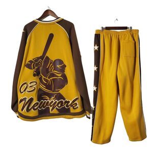 Veezo Wear Bomber Sweatsuit 2XL XXL Baseball World Championship Sportswear Mens